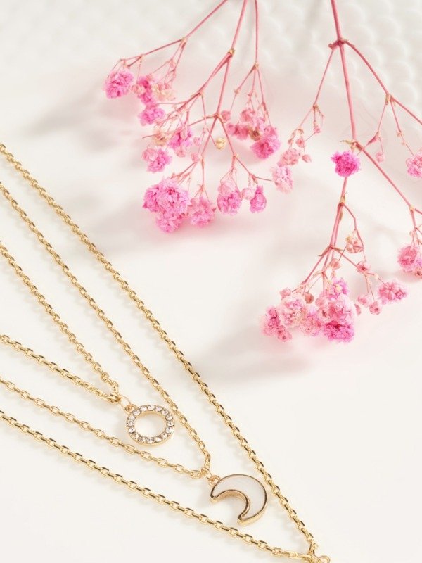 Gold Alloy Women Necklace