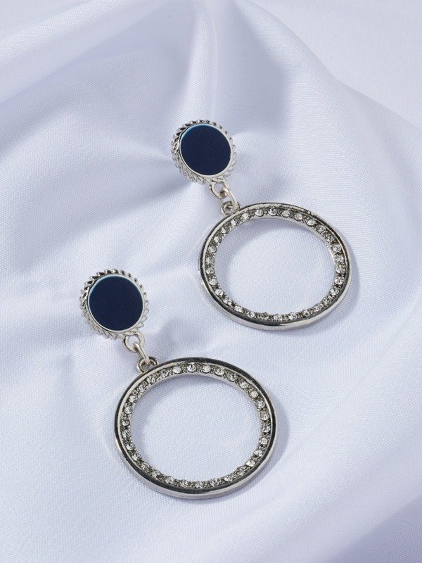 Gold Solid Alloy Women Earrings