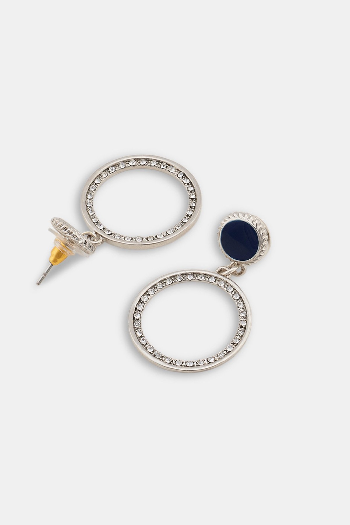 Gold Solid Alloy Women Earrings, image 3